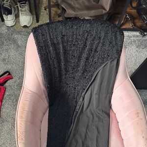 Elegant Black Beaded skirt